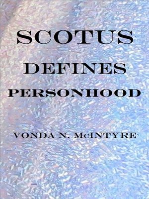 cover image of Supreme Court of the United States Defines Personhood
